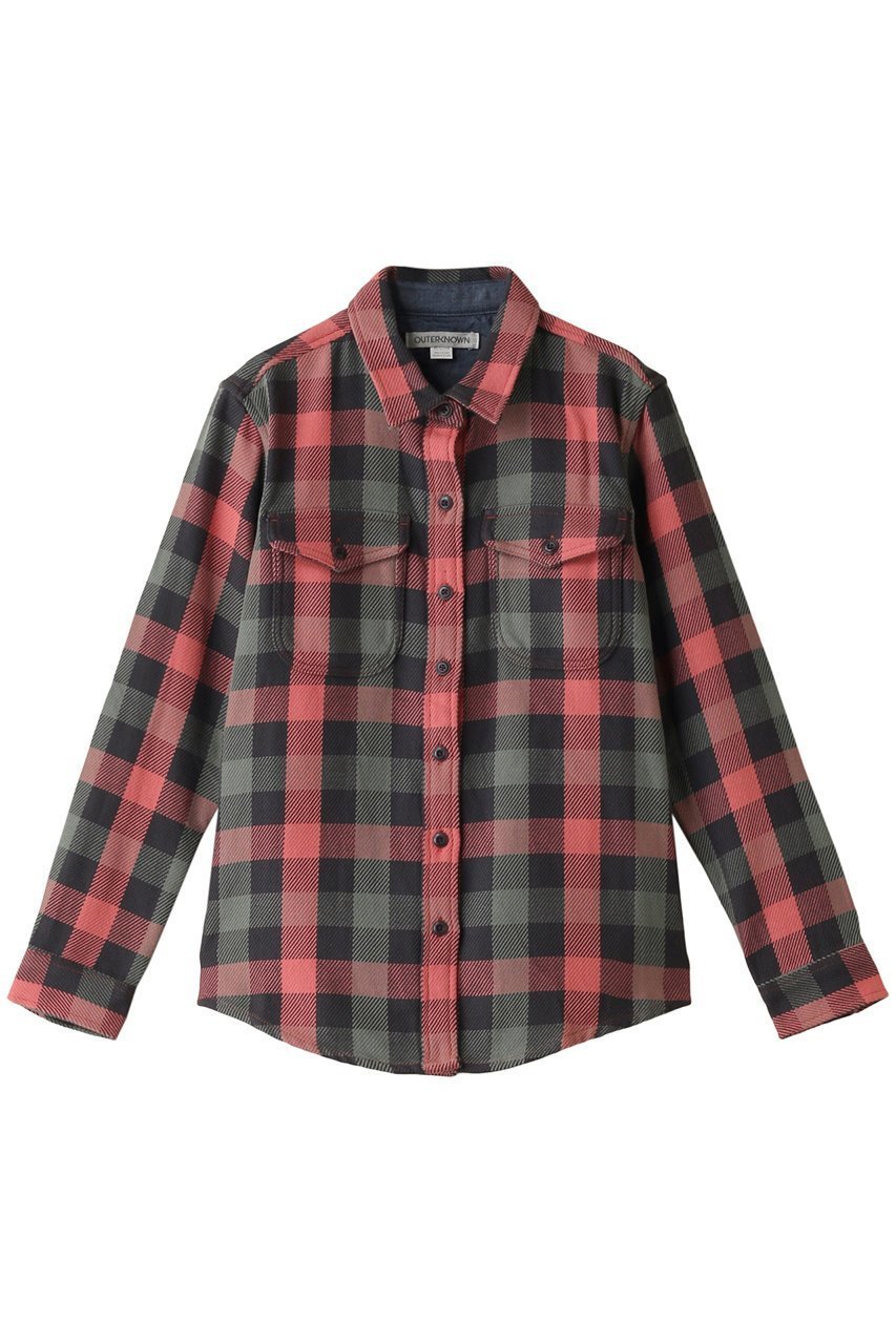 【アウターノウン/OUTERKNOWN】のBLANKET SHIRT コットンツイルチェック シャツ 人気、トレンドファッション・服の通販 founy(ファニー) 　ファッション　Fashion　レディースファッション　WOMEN　トップス・カットソー　Tops/Tshirt　シャツ/ブラウス　Shirts/Blouses　ロング / Tシャツ　T-Shirts　アウトドア　Outdoor　カリフォルニア　California　スリーブ　Sleeve　チェック　Check　ブランケット　Blanket　ロング　Long　 other-1|ID: prp329100003647574 ipo3291000000025357937