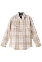 【アウターノウン/OUTERKNOWN】のBLANKET SHIRT コットンツイルチェック シャツ 人気、トレンドファッション・服の通販 founy(ファニー) ファッション Fashion レディースファッション Fashion for Women トップス・カットソー Cut & Sew Tops シャツ・ブラウス・オフィスカジュアル Elegant Blouses & Button-Ups ロングTシャツ・Tシャツ Longline T-Shirts & Tees アウトドア Outdoor Clothing カリフォルニア California, Cali Style スリーブ Sleeve, Long Sleeve / Short Sleeve チェック Check, Plaid, Tartan ブランケット Blanket, Throw Blanket ロング Long, Long-Length thumbnail ベージュ|ID: prp329100003647574 ipo3291000000035368669