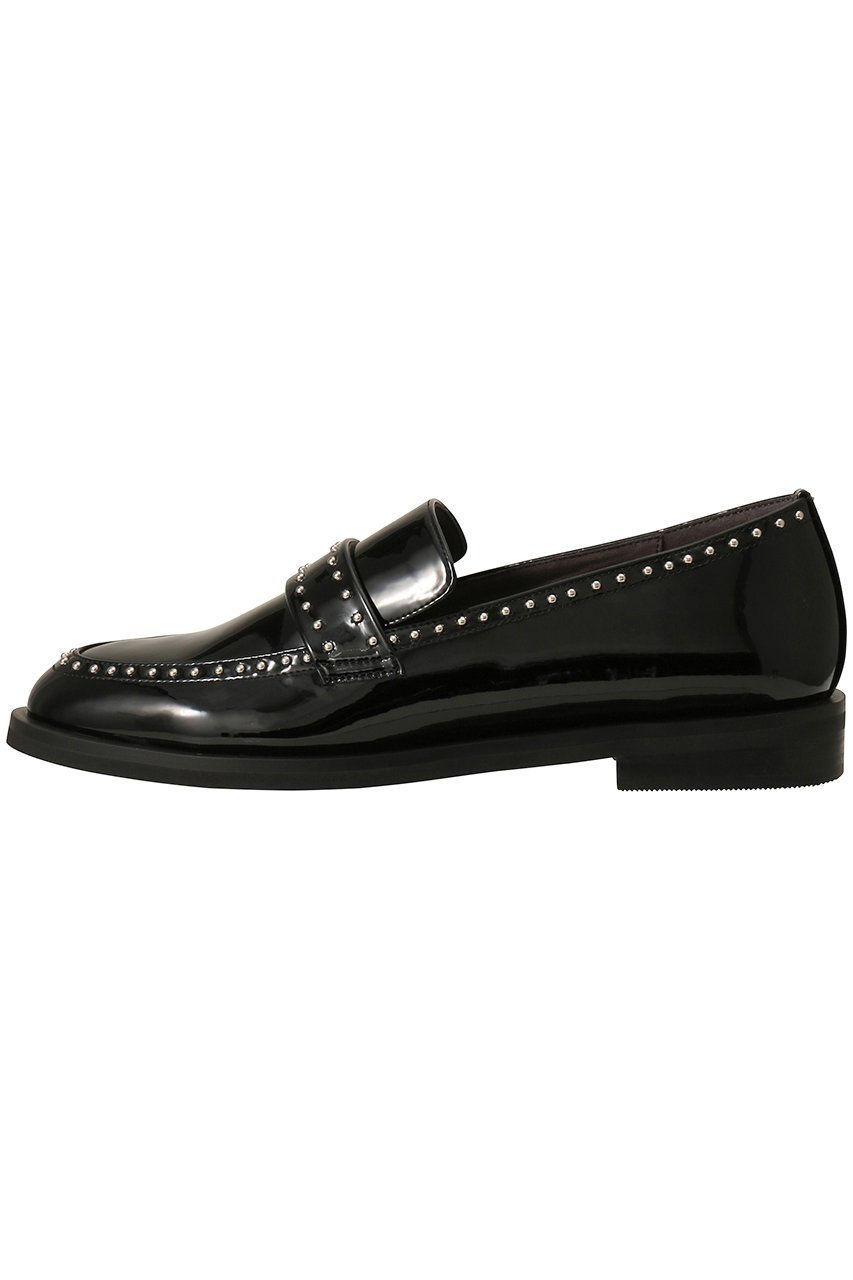 【ダニエラ アンド ジェマ/Daniella & GEMMA】の【レイン対応】スタッズモチーフローファー 人気、トレンドファッション・服の通販 founy(ファニー) 　ファッション　Fashion　レディースファッション　Fashion for Women　エナメル　Patent Leather　クラシカル　Classical, Vintage-Inspired　シューズ　Shoes, Footwear　スタッズ　Studs, Metal Accents　フラット　Flat, Flat Shoes　レイン　Rain, Rainproof　エレガント 上品　Elegant　再入荷　Restock / Back in Stock　定番　Standard, Basic Item　other-2|ID: prp329100003649712 ipo3291000000036001220