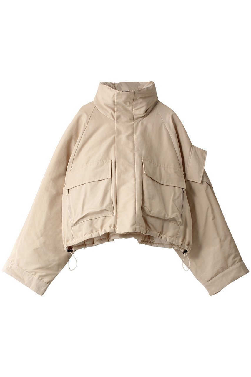 【メゾンスペシャル/MAISON SPECIAL】のReversible Padded Short Blouson/リバーシブルパテットショートブルゾン インテリア・キッズ・メンズ・レディースファッション・服の通販 founy(ファニー) 　ファッション　Fashion　レディースファッション　WOMEN　アウター　Coat Outerwear　ジャケット　Jackets　ブルゾン　Blouson/Jackets　グログラン　Grosgrain　ジャケット　Jacket　スピンドル　Spindle　タフタ　Taffeta　ブルゾン　Blouson　リバーシブル　Reversible　ワイド　Wide　IVR(アイボリー)|ID: prp329100003649725 ipo3291000000030042123