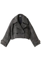 【メゾンスペシャル/MAISON SPECIAL】のCropped Peacoat/クロップドピーコート 人気、トレンドファッション・服の通販 founy(ファニー) ファッション Fashion レディースファッション WOMEN アウター Coat Outerwear コート Coats Pコート Pea Coats クロップド Cropped ショート Short スタンド Stand チェック Check バランス Balance ボトム Bottom 防寒 Cold Protection thumbnail MLT1(マルチカラー)|ID: prp329100003649729 ipo3291000000030042120