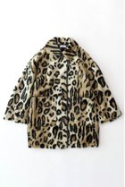 【メゾンスペシャル/MAISON SPECIAL】のLeopard Soutien Colored Fur Coat/レオパードステンカラーフェイクファーコート MLT1(マルチカラー)|ID:prp329100003649736