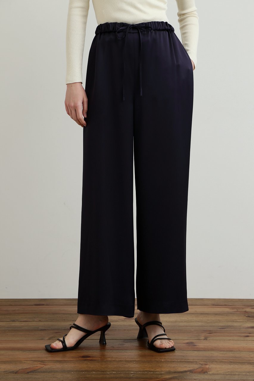 【ヒューエルミュージアム/hueLe Museum】の【STUMBLY】Satin ワイドパンツ 人気、トレンドファッション・服の通販 founy(ファニー) 　ファッション　Fashion　レディースファッション　Fashion for Women　パンツ　Pants & Trousers　サテン　Satin, Glossy Fabric　シンプル　Simple, Minimal　ワイド　Wide, Wide Fit　other-6|ID: prp329100003651596 ipo3291000000035812126