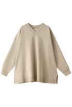 【ミディウミソリッド/MIDIUMISOLID】のV neck wide tunic チュニック beige|ID: prp329100003653330 ipo3291000000029814342