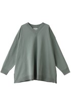 【ミディウミソリッド/MIDIUMISOLID】のV neck wide tunic チュニック green|ID: prp329100003653330 ipo3291000000029814344