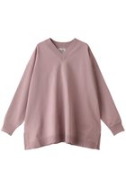 【ミディウミソリッド/MIDIUMISOLID】のV neck wide tunic チュニック pink|ID: prp329100003653330 ipo3291000000029814345