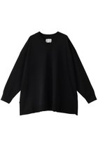 【ミディウミソリッド/MIDIUMISOLID】のV neck wide tunic チュニック black|ID: prp329100003653330 ipo3291000000029814346