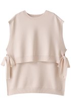 【ミディウミソリッド/MIDIUMISOLID】のside ribbon short vest ベスト ivory|ID:prp329100003653331