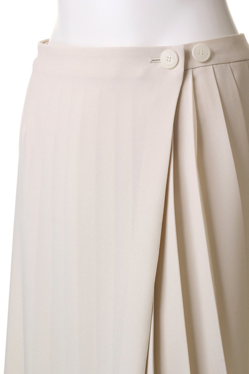 【ミディウミソリッド/MIDIUMISOLID】のasymmetry pleats wrap SK スカート 人気、トレンドファッション・服の通販 founy(ファニー) 　ファッション　Fashion　レディースファッション　Fashion for Women　スカート　Skirts　ロングスカート　Long Skirts / Maxi & Midi Skirts　アシンメトリー　Asymmetrical Style　シンプル　Simple, Minimal　フェミニン　Feminine, Girly　プリーツ　Pleats, Pleated　ラップ　Wrap, Wrap Design　ロング　Long, Long-Length　エレガント 上品　Elegant　other-5|ID: prp329100003655854 ipo3291000000035509625