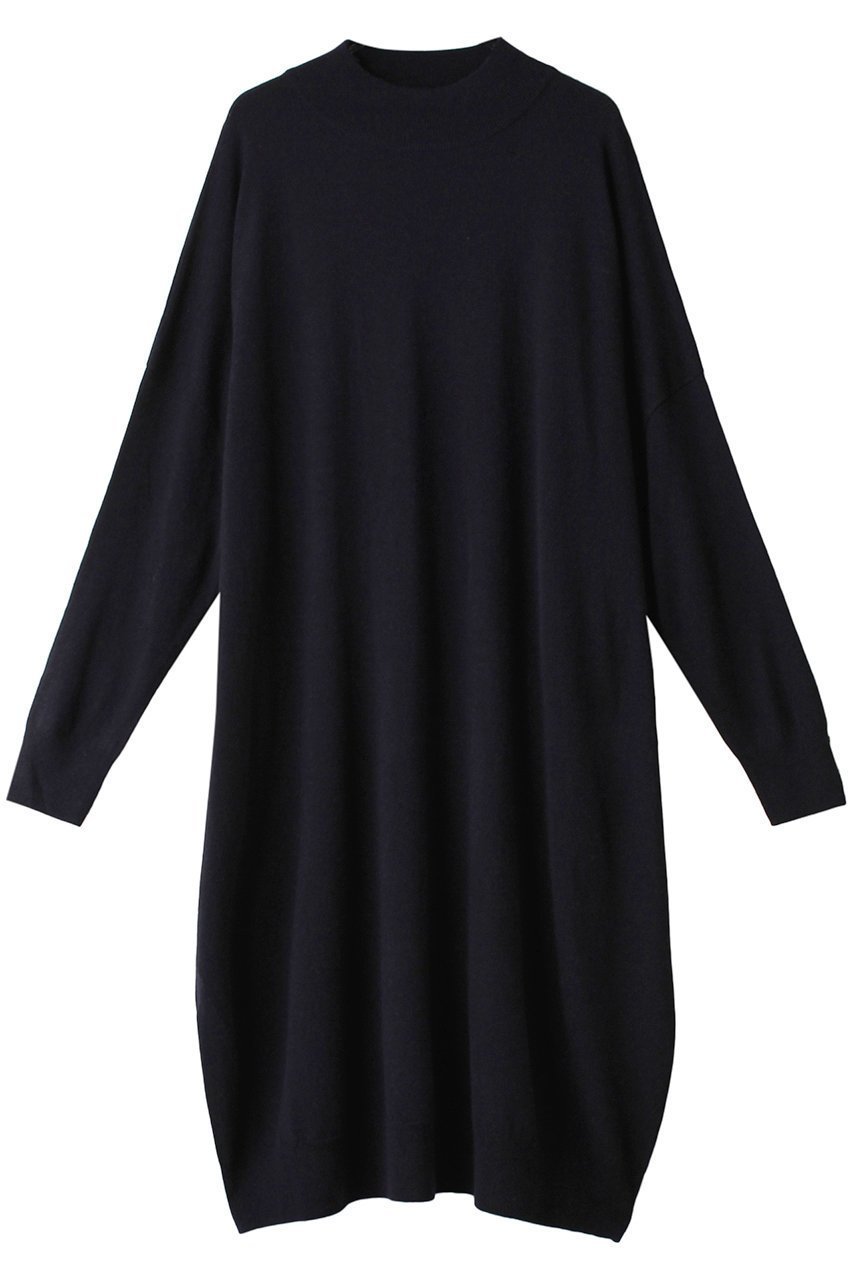 【ミズイロ インド/mizuiro ind】のh/neck wide OP ワンピース インテリア・キッズ・メンズ・レディースファッション・服の通販 founy(ファニー) 　ファッション　Fashion　レディースファッション　Fashion for Women　ワンピース　Dresses　チュニック　Tunic Tops & Dresses　チュニック　Tunic, Long Top　ハイネック　High Neck, Mock Neck　ロング　Long, Long-Length　定番　Standard, Basic Item　navy|ID: prp329100003658275 ipo3291000000032900603