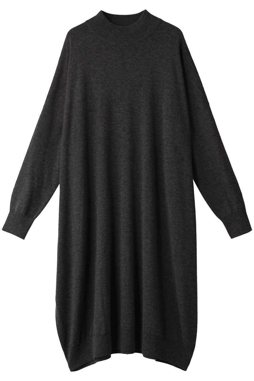 【ミズイロ インド/mizuiro ind】のh/neck wide OP ワンピース インテリア・キッズ・メンズ・レディースファッション・服の通販 founy(ファニー) 　ファッション　Fashion　レディースファッション　Fashion for Women　ワンピース　Dresses　チュニック　Tunic Tops & Dresses　チュニック　Tunic, Long Top　ハイネック　High Neck, Mock Neck　ロング　Long, Long-Length　定番　Standard, Basic Item　c.gray|ID: prp329100003658275 ipo3291000000032900606
