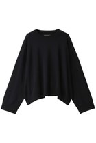 【ミズイロ インド/mizuiro ind】のc/neck wide PO プルオーバー navy|ID:prp329100003658276