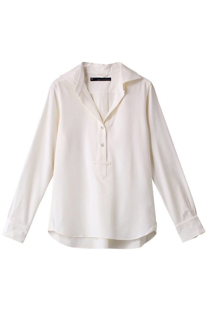 【マルティニーク/martinique】のパールスキッパーシャツ インテリア・キッズ・メンズ・レディースファッション・服の通販 founy(ファニー) https://founy.com/ ファッション Fashion レディースファッション Fashion for Women トップス・カットソー Cut & Sew Tops シャツ・ブラウス・オフィスカジュアル Elegant Blouses & Button-Ups アクセサリー Fashion Accessories スキッパー Skipper, Open Collar スリーブ Sleeve, Long Sleeve / Short Sleeve デコルテ Décolleté, Neckline パール Pearl, Pearl Accent ロング Long, Long-Length エレガント 上品 Elegant 定番 Standard, Basic Item A/W・秋冬 Autumn/Winter |ID: prp329100003658310 ipo3291000000036221828