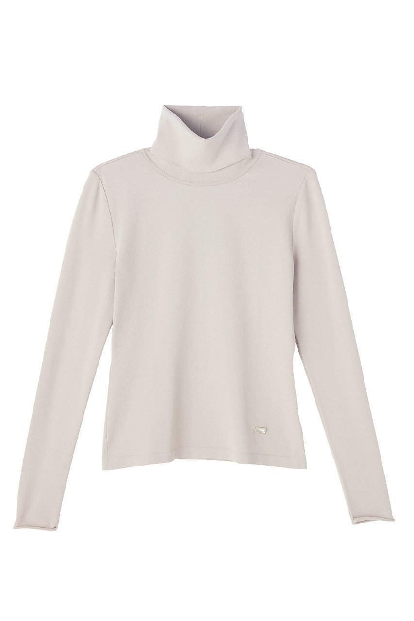 【デイジーリン/DAISY LIN】のWashable Audrey High Neck インテリア・キッズ・メンズ・レディースファッション・服の通販 founy(ファニー) 　ファッション　Fashion　レディースファッション　Fashion for Women　トップス・カットソー　Cut & Sew Tops　シャツ・ブラウス・オフィスカジュアル　Elegant Blouses & Button-Ups　ロングTシャツ・Tシャツ　Longline T-Shirts & Tees　カットソー・ベーシックTシャツ　Cut-and-Sewn Tops / Stretch Tees & Basics　インナー　Innerwear　ウォッシャブル　Machine Washable　洗える　Machine Washable　シンプル　Simple, Minimal　ジャケット　Jacket, Outerwear　スタイリッシュ　Stylish, Fashionable　ストレッチ　Stretch, Stretchy Fabric　スリーブ　Sleeve, Long Sleeve / Short Sleeve　なめらか　Smooth, Silky Texture　ハイネック　High Neck, Mock Neck　パターン　Pattern, Design Print　ロング　Long, Long-Length　新作・新入荷　New Arrivals / New In　パウダーベージュ|ID: prp329100003661031 ipo3291000000034420154