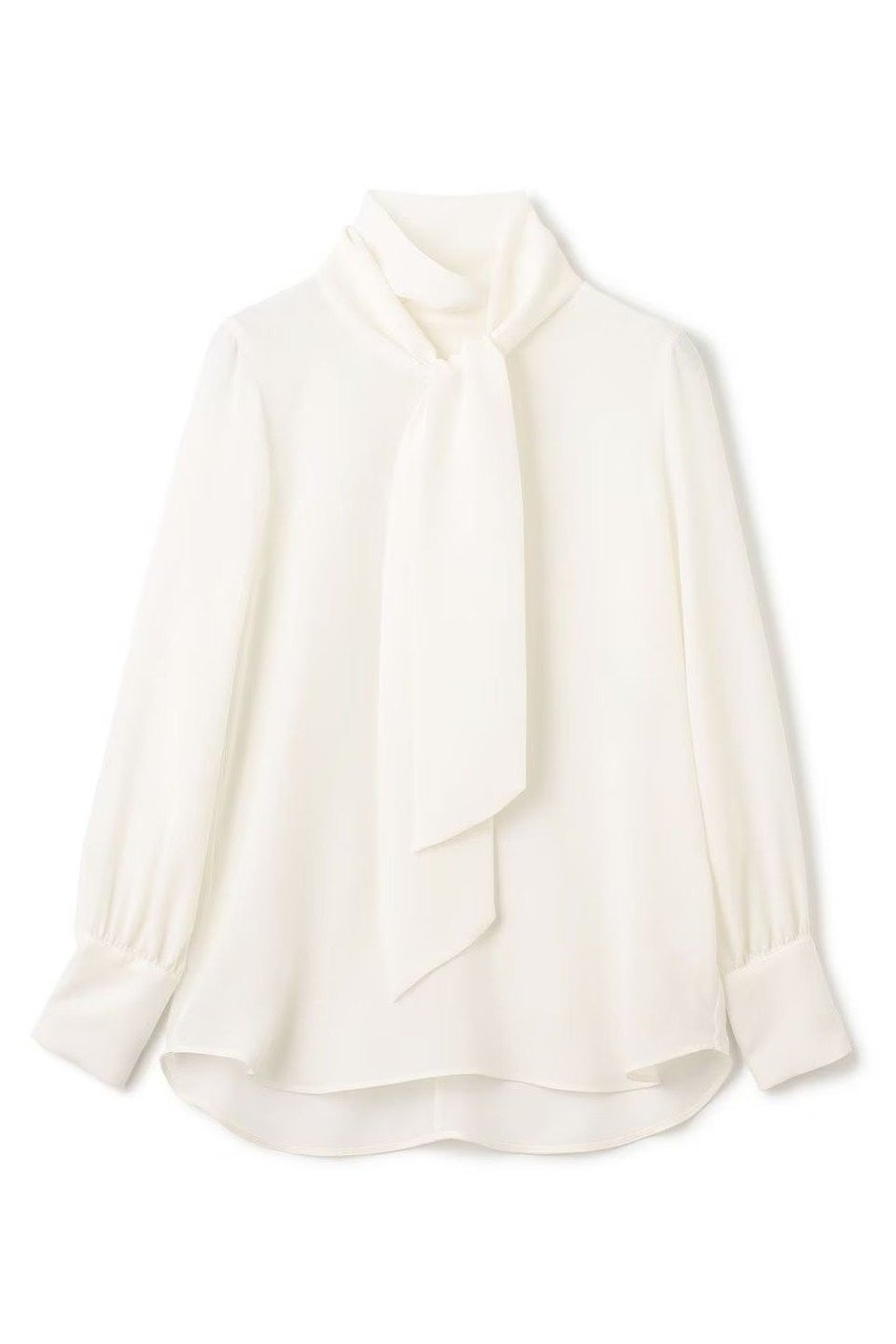 【ベイジ,/BEIGE,】のSTOW(ストー)/ボウタイブラウス 人気、トレンドファッション・服の通販 founy(ファニー) ファッション Fashion レディースファッション Fashion for Women トップス・カットソー Cut & Sew Tops シャツ・ブラウス・オフィスカジュアル Elegant Blouses & Button-Ups なめらか Smooth, Silky Texture シンプル Simple, Minimal ジョーゼット Georgette, Semi-Sheer Fabric スリーブ Sleeve, Long Sleeve / Short Sleeve ハイネック High Neck, Mock Neck ロング Long, Long-Length 人気 Popular, Best Seller 今季 This Season, Current Season 定番 Standard, Basic Item other-1|ID: prp329100003661043 ipo3291000000036723704