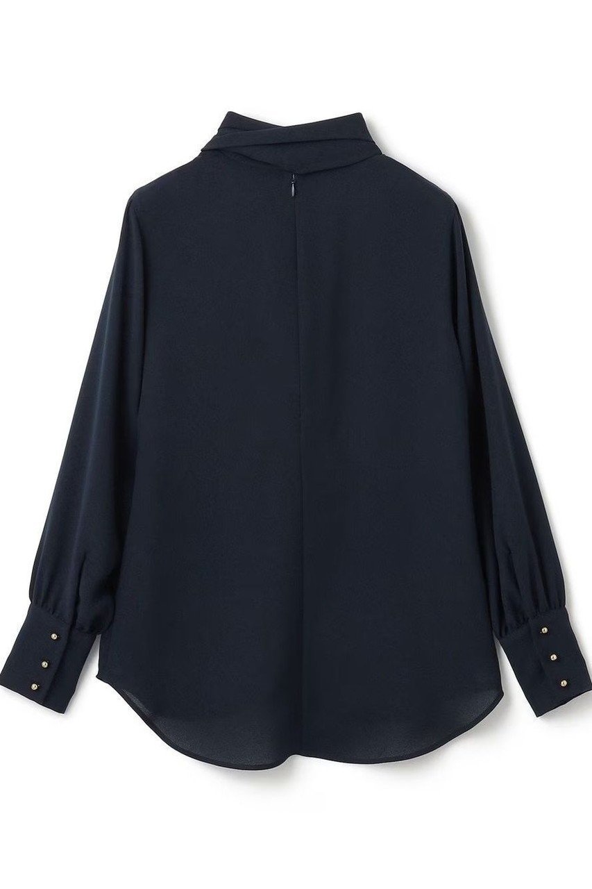 【ベイジ,/BEIGE,】のSTOW(ストー)/ボウタイブラウス 人気、トレンドファッション・服の通販 founy(ファニー) ファッション Fashion レディースファッション Fashion for Women トップス・カットソー Cut & Sew Tops シャツ・ブラウス・オフィスカジュアル Elegant Blouses & Button-Ups なめらか Smooth, Silky Texture シンプル Simple, Minimal ジョーゼット Georgette, Semi-Sheer Fabric スリーブ Sleeve, Long Sleeve / Short Sleeve ハイネック High Neck, Mock Neck ロング Long, Long-Length 人気 Popular, Best Seller 今季 This Season, Current Season 定番 Standard, Basic Item other-2|ID: prp329100003661043 ipo3291000000036723709