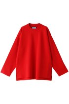 【メゾンスペシャル/MAISON SPECIAL】の【UNISEX】18G無地ニットクルーネックPO RED(レッド)|ID:prp329100003661055