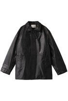 【メゾンスペシャル/MAISON SPECIAL】の【UNISEX】Dress-Over クラックレザーカーコート BLK(ブラック)|ID:prp329100003661062