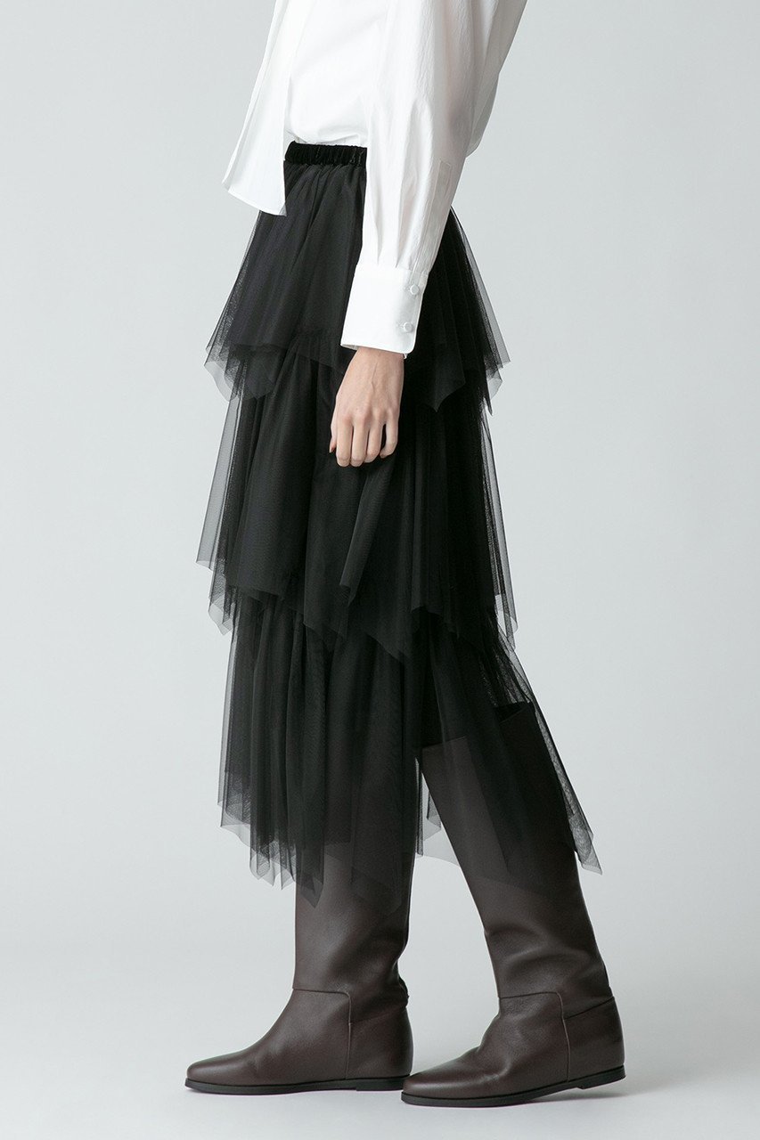 【アルアバイル/allureville】のソフトチュールティアードスカート 人気、トレンドファッション・服の通販 founy(ファニー) 　ファッション　Fashion　レディースファッション　Fashion for Women　スカート　Skirts　ティアードスカート　Tiered Skirts　ロングスカート　Long Skirts / Maxi & Midi Skirts　オケージョン　Occasion Wear　チュール　Tulip, Tulip Motif　ロング　Long, Long-Length　other-7|ID: prp329100003661079 ipo3291000000032928701