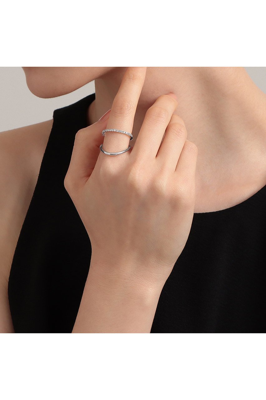 【プラス ヴァンドーム/Plus Vendome】のFINELINETATOO シルバー2連リング 人気、トレンドファッション・服の通販 founy(ファニー) 　ファッション　Fashion　レディースファッション　Fashion for Women　ジュエリー　Jewelry　ファッションリング　Fashion Rings　シルバー　Silver, Metallic Silver　シンプル　Simple, Minimal　フィット　Fit, Slim Fit　メタル　Metal, Metal Parts　other-2|ID: prp329100003668816 ipo3291000000031383773