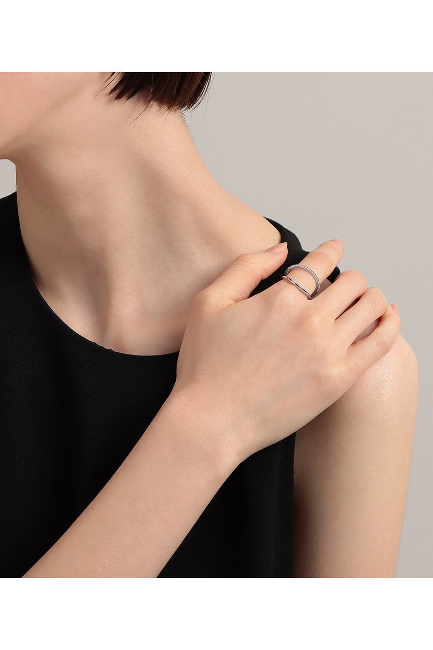 【プラス ヴァンドーム/Plus Vendome】のFINELINETATOO シルバー2連リング 人気、トレンドファッション・服の通販 founy(ファニー) 　ファッション　Fashion　レディースファッション　Fashion for Women　ジュエリー　Jewelry　ファッションリング　Fashion Rings　シルバー　Silver, Metallic Silver　シンプル　Simple, Minimal　フィット　Fit, Slim Fit　メタル　Metal, Metal Parts　other-6|ID: prp329100003668816 ipo3291000000031383783