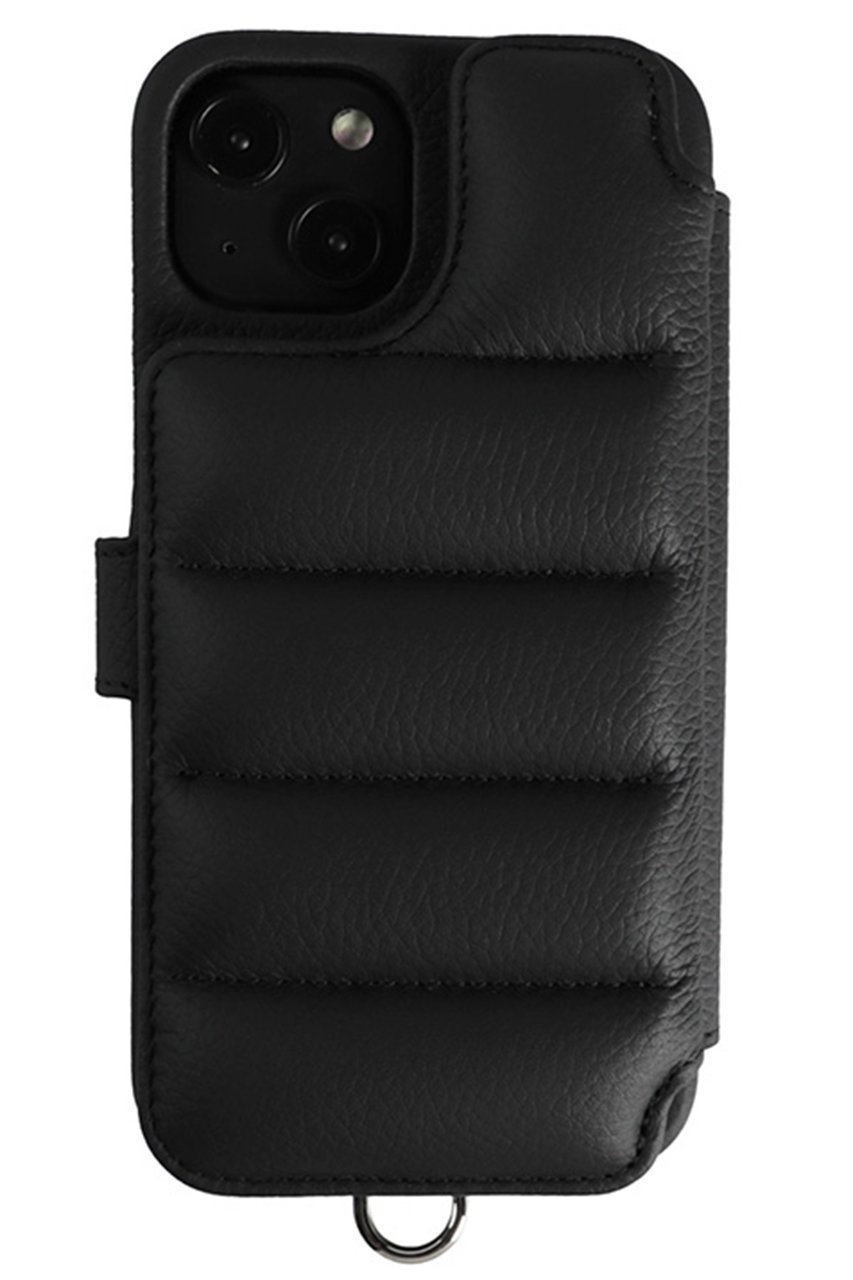 【デミュウ/DEMIU】のiPhone14 BALLON Deux 手帳型スマホケース ストラップ別売 インテリア・キッズ・メンズ・レディースファッション・服の通販 founy(ファニー) 　ファッション　Fashion　レディースファッション　Fashion for Women　ショルダー　Shoulder, Shoulder Strap　スタンド　Stand Collar, Upright Stand　スマート　Smart, Elegant　スリット　Slit, Slit Detail　財布　Wallet, Purse　テクスチャー　Texture, Textured Fabric　デニム　Denim, Jeans Material　手帳　Planner, Notebook　フィット　Fit, Slim Fit　フランス　France, French　ポケット　Pocket, Pocket Detail　マグネット　Magnet, Magnetic Closure　モコモコ　Fuzzy, Fluffy　ユニセックス　Unisex, Genderless　ラップ　Wrap, Wrap Design　おすすめ　Recommended / Our Picks　スマホケース　Smartphone Case　iPhone アイフォーン　iPhone　ブラック|ID: prp329100003668880 ipo3291000000032871622