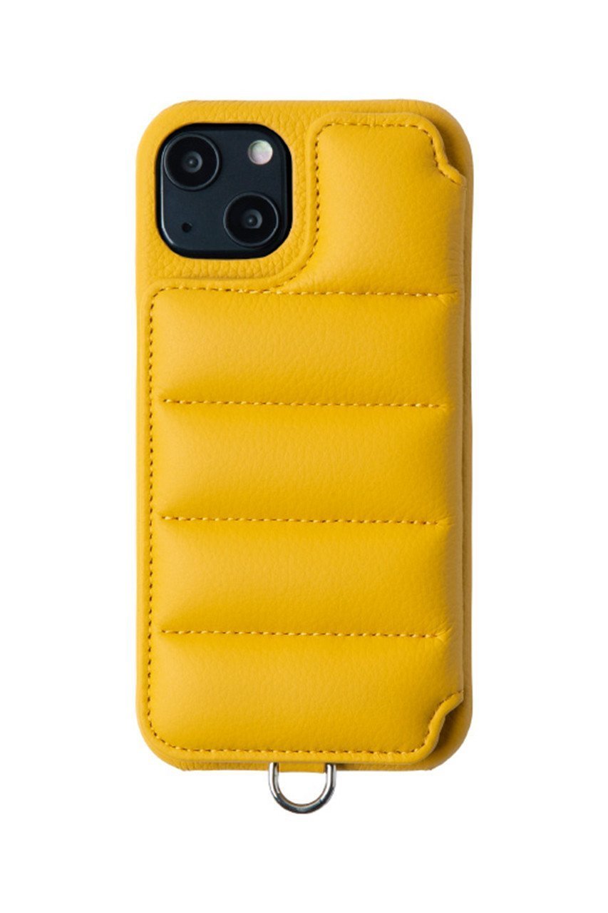 【デミュウ/DEMIU】のiPhone12 BALLON 背面収納スマホケース ストラップ別売 インテリア・キッズ・メンズ・レディースファッション・服の通販 founy(ファニー) 　ファッション　Fashion　レディースファッション　Fashion for Women　ショルダー　Shoulder, Shoulder Strap　スタンド　Stand Collar, Upright Stand　スリット　Slit, Slit Detail　財布　Wallet, Purse　テクスチャー　Texture, Textured Fabric　デニム　Denim, Jeans Material　フィット　Fit, Slim Fit　ポケット　Pocket, Pocket Detail　マグネット　Magnet, Magnetic Closure　モコモコ　Fuzzy, Fluffy　ユニセックス　Unisex, Genderless　ラップ　Wrap, Wrap Design　おすすめ　Recommended / Our Picks　スマホケース　Smartphone Case　iPhone アイフォーン　iPhone　サフラン|ID: prp329100003668886 ipo3291000000032857076