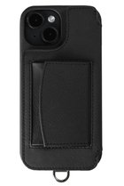 【デミュウ/DEMIU】のiPhone15 POCHE 背面収納スマホケース ストラップ別売 ブラック|ID: prp329100003668888 ipo3291000000032799763