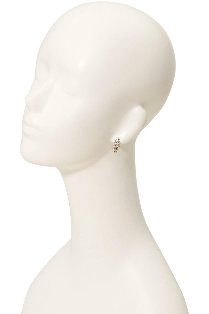 【ナチュラリジュエリ/NATURALI JEWELRY】のグレーパール巻きフープピアスS 人気、トレンドファッション・服の通販 founy(ファニー) 　ファッション　Fashion　レディースファッション　Fashion for Women　ジュエリー　Jewelry　ファッションリング　Fashion Rings　イヤリング・フープ・ドロップタイプ　Hoop, Drop & Clip Earrings　イヤリング　Earrings　シルバー　Silver, Metallic Silver　シンプル　Simple, Minimal　パーティ　Party, Party Style　パール　Pearl, Pearl Accent　フープ　Hoop, Hoop Earrings　other-3|ID: prp329100003670845 ipo3291000000035612532