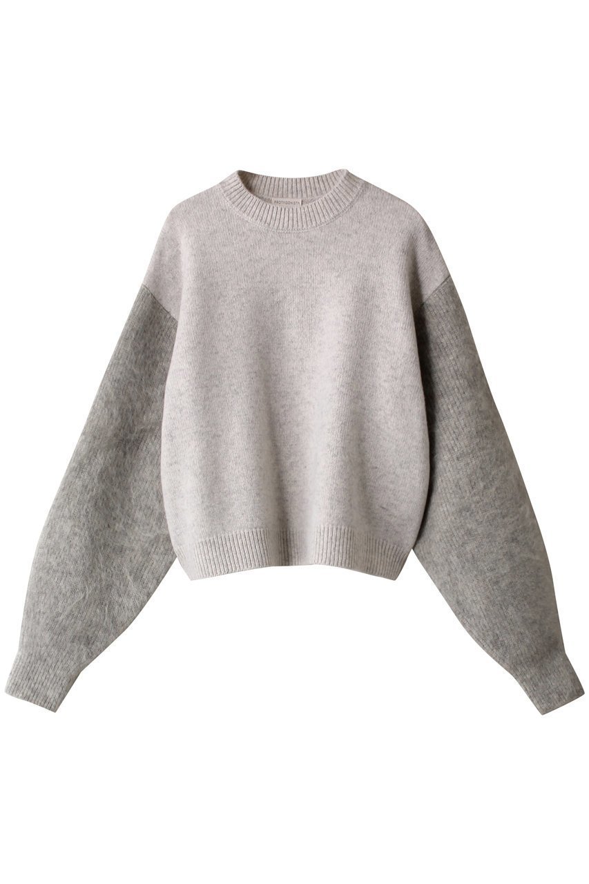 【エリオポール/heliopole】の【PROTAGONISTA】CN MOHAIR SLVニット インテリア・キッズ・メンズ・レディースファッション・服の通販 founy(ファウニー) 　ファッション　Fashion　レディースファッション　Fashion for Women　トップス・カットソー　Cut & Sew Tops　ニット　Knit Tops & Sweaters　カジュアルプルオーバー・ニットトップス　Pullovers & Knit Tops / Casual Pullovers　シンプル　Simple, Minimal　トレンド　Trend, Trending Now　グレー|ID: prp329100003670856 ipo3291000000036906490