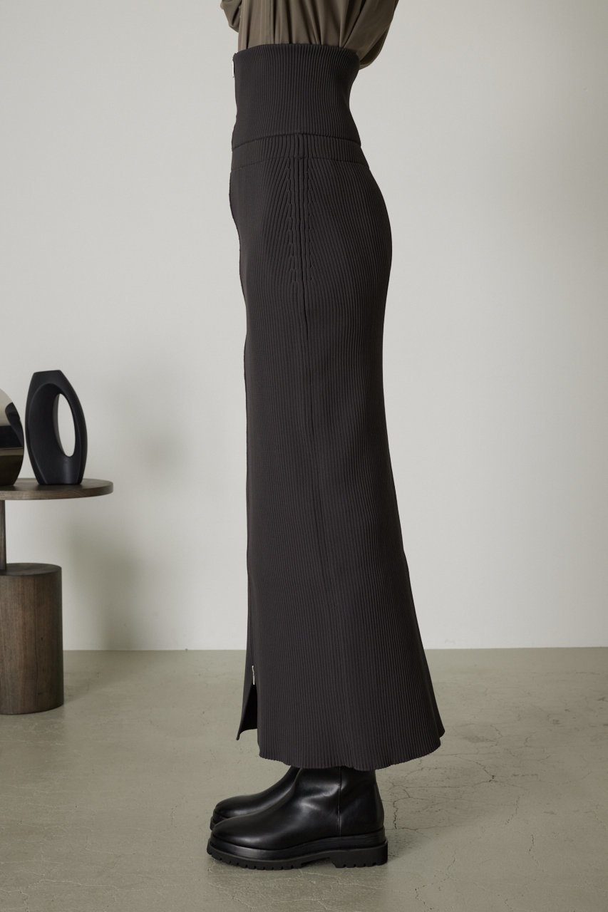 【リムアーク/RIM.ARK】のHigh waist 2way knit SK/ニットスカート 人気、トレンドファッション・服の通販 founy(ファニー) 　ファッション　Fashion　レディースファッション　Fashion for Women　スカート　Skirts　ロングスカート　Long Skirts / Maxi & Midi Skirts　ジップ　Zip, Zipper　スリット　Slit, Slit Detail　ロング　Long, Long-Length　other-7|ID: prp329100003670887 ipo3291000000032823091