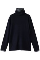 【リムアーク/RIM.ARK】のDouble turtleneck knit tops/ニット ネイビー|ID:prp329100003670889