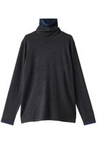 【リムアーク/RIM.ARK】のDouble turtleneck knit tops/ニット グレー|ID:prp329100003670889