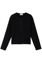 【クラネ/CLANE】のLINE UP BUTTON KNIT TOPS/ニット 人気、トレンドファッション・服の通販 founy(ファニー) ファッション Fashion レディースファッション Fashion for Women トップス・カットソー Cut & Sew Tops ニット Knit Tops & Sweaters カジュアルプルオーバー・ニットトップス Pullovers & Knit Tops / Casual Pullovers ジップ Zip, Zipper ストライプ Stripe, Striped Pattern スリット Slit, Slit Detail ヨーク Yoke, Yoke Design ワイドリブ Wide Rib, Wide Ribbed Knit thumbnail BLACK|ID: prp329100003672235 ipo3291000000035656267