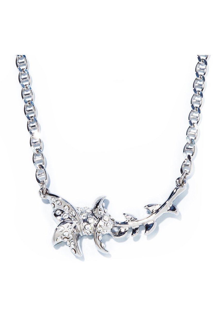 【イリスフォーセブン/IRIS 47】のRose チョーカー 人気、トレンドファッション・服の通販 founy(ファニー) 　ファッション　Fashion　レディースファッション　Fashion for Women　ジュエリー　Jewelry　ネックレス　Necklaces & Pendants　ガラス　Glass, Glassware　クール　Cool, Chic　チェーン　Chain, Chain Strap　デコルテ　Décolleté, Neckline　ネックレス　Necklace, Pendant Necklace　フォルム　Silhouette, Form　モダン　Modern, Contemporary　モチーフ　Motif, Design Theme　 other-1|ID: prp329100003672253 ipo3291000000035785533