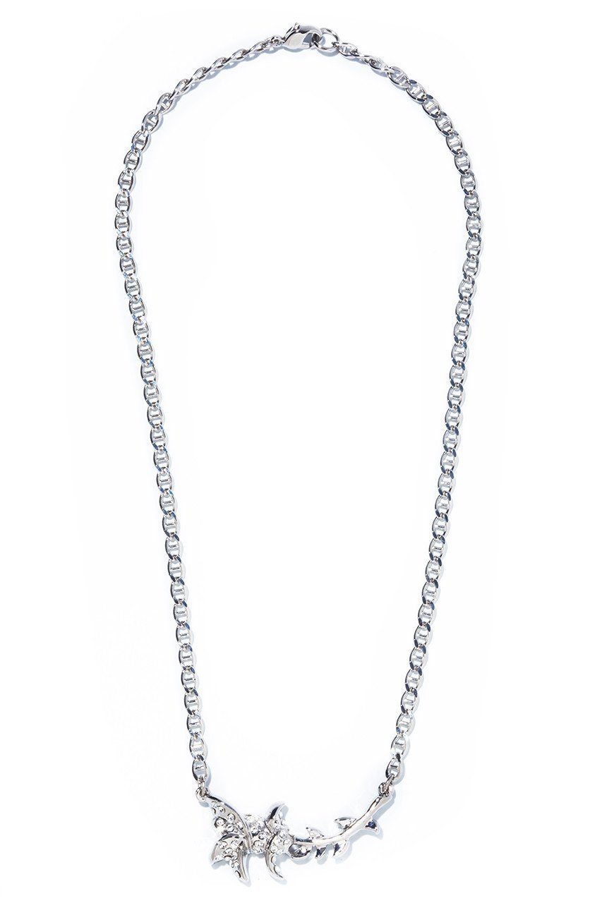 【イリスフォーセブン/IRIS 47】のRose チョーカー 人気、トレンドファッション・服の通販 founy(ファニー) 　ファッション　Fashion　レディースファッション　Fashion for Women　ジュエリー　Jewelry　ネックレス　Necklaces & Pendants　ガラス　Glass, Glassware　クール　Cool, Chic　チェーン　Chain, Chain Strap　デコルテ　Décolleté, Neckline　ネックレス　Necklace, Pendant Necklace　フォルム　Silhouette, Form　モダン　Modern, Contemporary　モチーフ　Motif, Design Theme　other-3|ID: prp329100003672253 ipo3291000000035785536