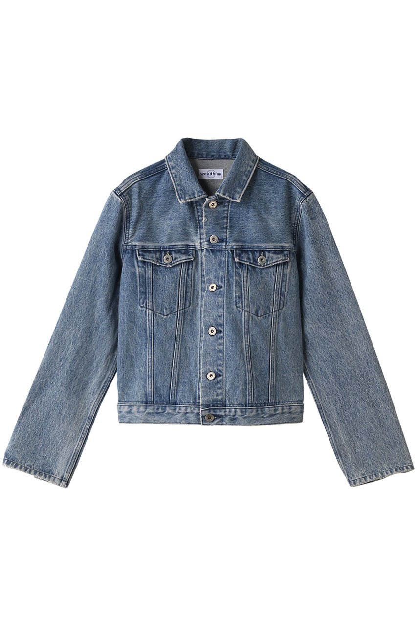 【エリオポール/heliopole】の【woadblue】Back Balloon ジャケット インテリア・キッズ・メンズ・レディースファッション・服の通販 founy(ファニー) 　ファッション　Fashion　レディースファッション　Fashion for Women　アウター　Coat / Outerwear Collection　レディースジャケット・軽アウター　Jackets　クロップド　Cropped, Short Length　ジャケット　Jacket, Outerwear　スリット　Slit, Slit Detail　トレンド　Trend, Trending Now　バルーン　Balloon, Balloon Silhouette　ブルー|ID: prp329100003672266 ipo3291000000036062082