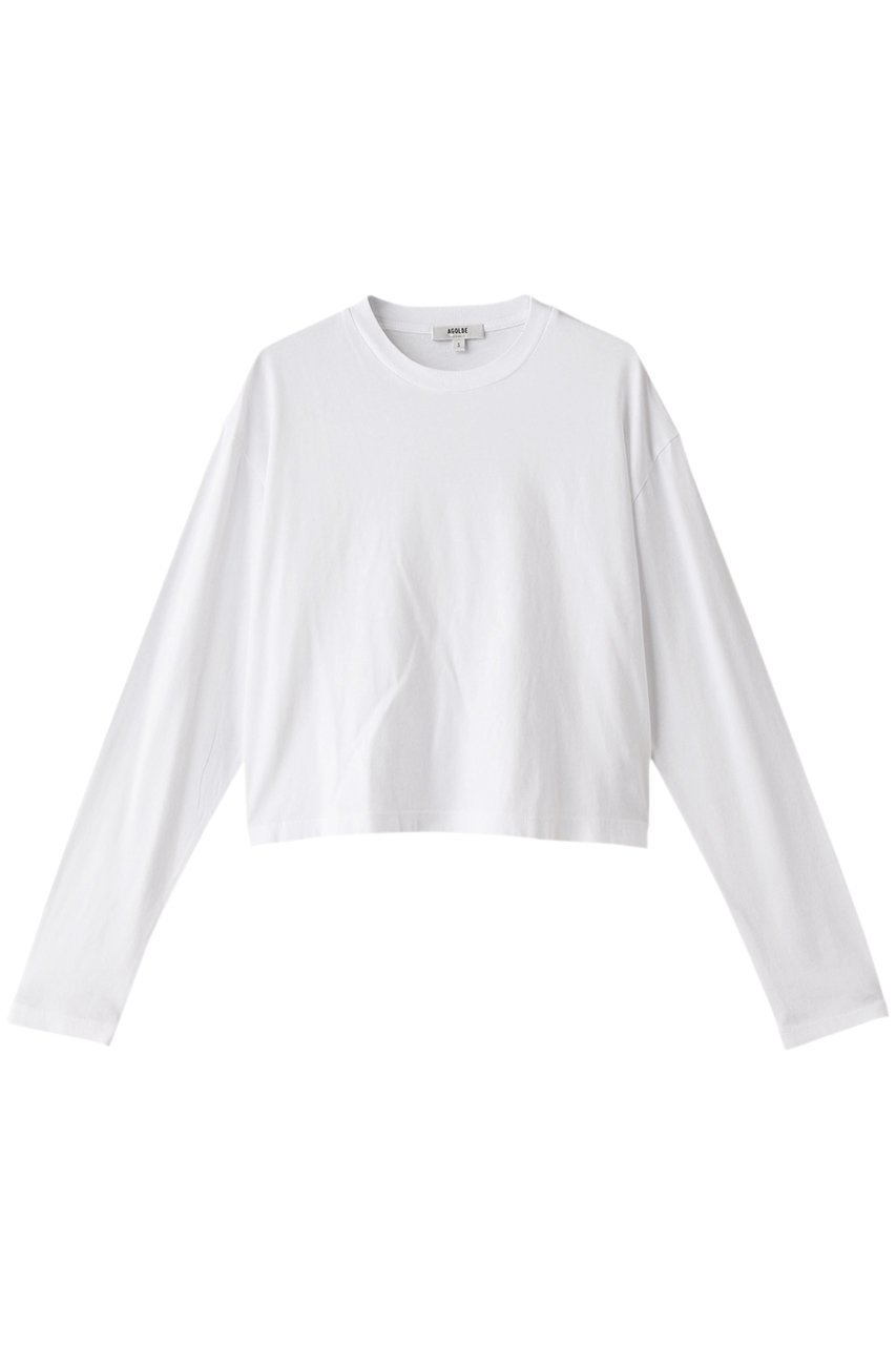 【エリオポール/heliopole】の【AGOLDE】AGOLDE MASON CRPD LS Tシャツ 人気、トレンドファッション・服の通販 founy(ファニー) 　ファッション　Fashion　レディースファッション　WOMEN　トップス・カットソー　Tops/Tshirt　シャツ/ブラウス　Shirts/Blouses　ロング / Tシャツ　T-Shirts　カットソー　Cut and Sewn　インナー　クロップド　シンプル　スリーブ　トレンド　ロング　長袖　 other-1|ID: prp329100003672268 ipo3291000000024114941