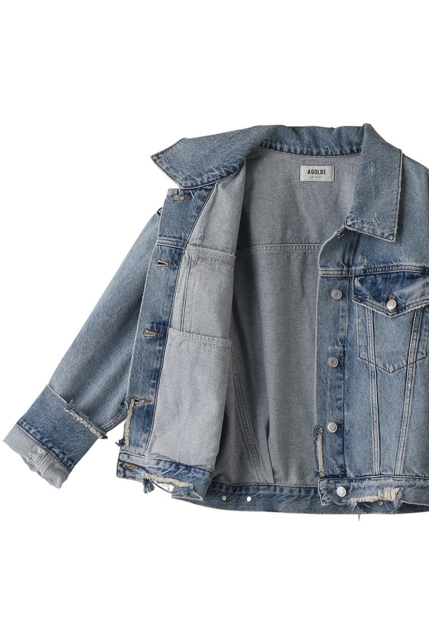 【エリオポール/heliopole】の【AGOLDE】AGOLDE MARTIKA ジャケット FRAY 人気、トレンドファッション・服の通販 founy(ファニー) ファッション Fashion レディースファッション Fashion for Women アウター Coat / Outerwear Collection レディースジャケット・軽アウター Jackets おすすめ Recommended / Our Picks ジャケット Jacket, Outerwear ダメージ Distressed, Destroyed デニム Denim, Jeans Material other-6|ID: prp329100003672269 ipo3291000000036062101