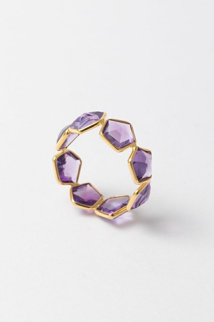 【ヌキテパ/NE QUITTEZ PAS】の【UPALA】Amethyst Pentagon エタニティリング インテリア・キッズ・メンズ・レディースファッション・服の通販 founy(ファニー) https://founy.com/ ファッション Fashion レディースファッション Fashion for Women ジュエリー Jewelry インド Indian Textile ストーン Stone, Gem-Like ハンド Hand, Handmade |ID: prp329100003672328 ipo3291000000036232509