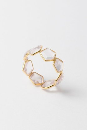 【ヌキテパ/NE QUITTEZ PAS】の【UPALA】Rose Quartz Pentagon エタニティリング 人気、トレンドファッション・服の通販 founy(ファニー) ファッション Fashion レディースファッション Fashion for Women ジュエリー Jewelry インド Indian Textile ストーン Stone, Gem-Like ハンド Hand, Handmade |ID:prp329100003672330