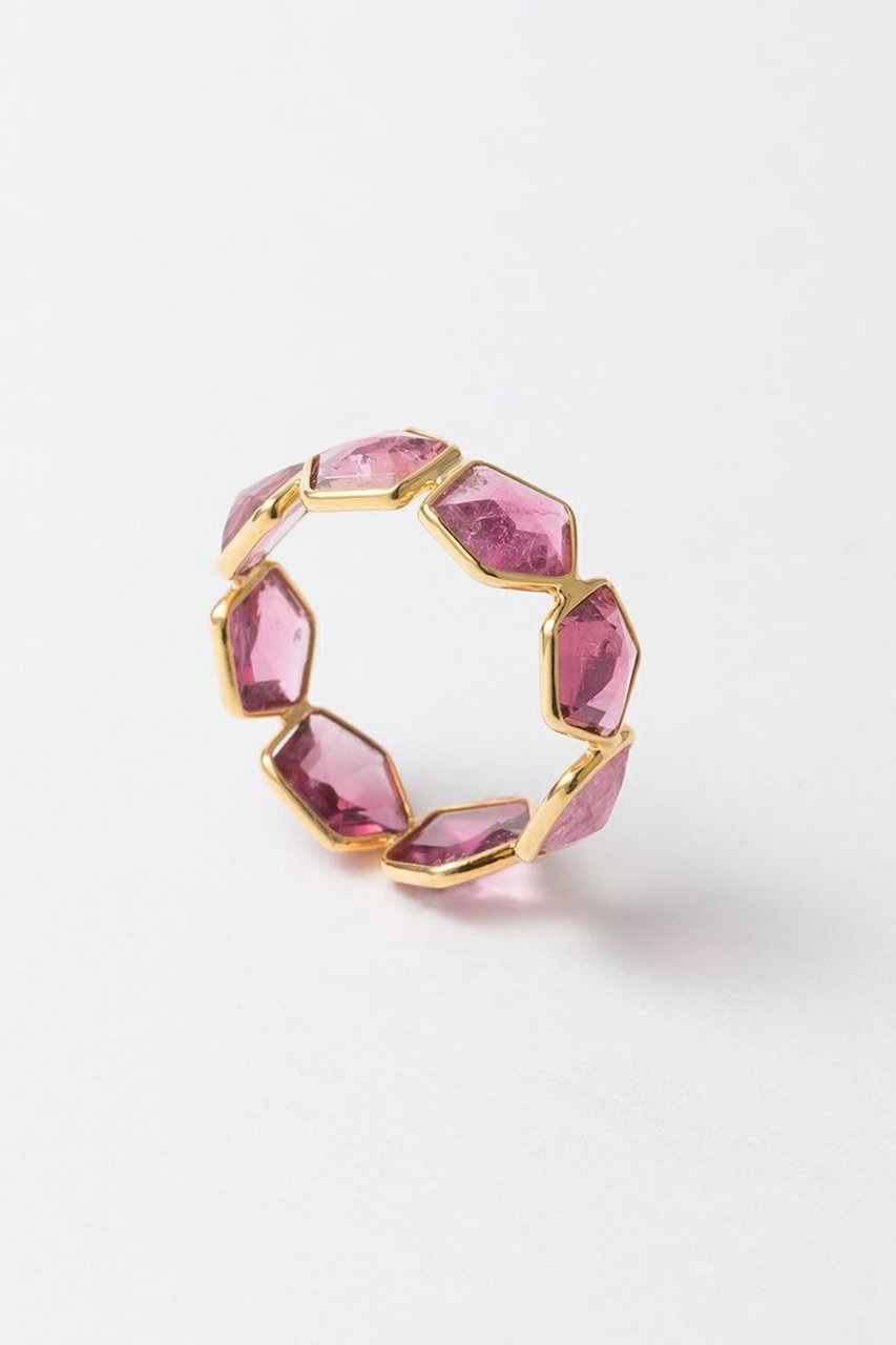 【ヌキテパ/NE QUITTEZ PAS】の【UPALA】Pink Tourmaline Pentagon エタニティリング インテリア・キッズ・メンズ・レディースファッション・服の通販 founy(ファニー) ファッション Fashion レディースファッション Fashion for Women ジュエリー Jewelry インド Indian Textile ストーン Stone, Gem-Like ハンド Hand, Handmade バランス Balance, Style Balance ピンクトルマリン|ID: prp329100003672332 ipo3291000000036232521