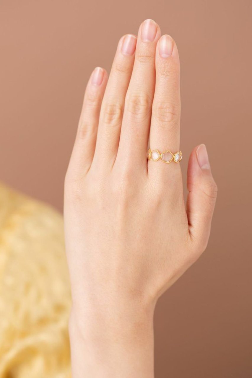 【ヌキテパ/NE QUITTEZ PAS】の【UPALA】Clear Quartz Pentagon エタニティリング 人気、トレンドファッション・服の通販 founy(ファニー) 　ファッション　Fashion　レディースファッション　Fashion for Women　ジュエリー　Jewelry　インド　Indian Textile　ストーン　Stone, Gem-Like　ハンド　Hand, Handmade　other-2|ID: prp329100003672334 ipo3291000000035578600