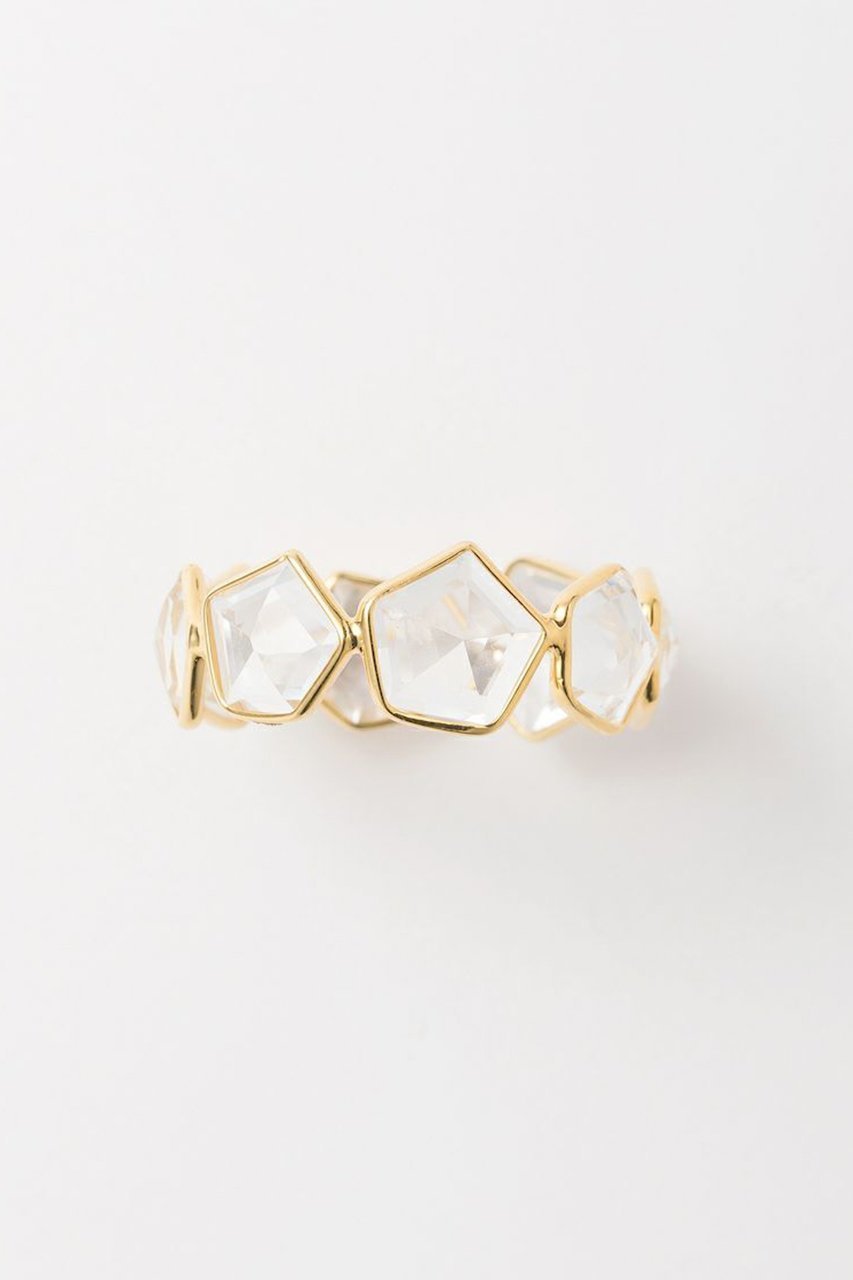 【ヌキテパ/NE QUITTEZ PAS】の【UPALA】Clear Quartz Pentagon エタニティリング 人気、トレンドファッション・服の通販 founy(ファニー) 　ファッション　Fashion　レディースファッション　Fashion for Women　ジュエリー　Jewelry　インド　Indian Textile　ストーン　Stone, Gem-Like　ハンド　Hand, Handmade　other-5|ID: prp329100003672334 ipo3291000000035578603