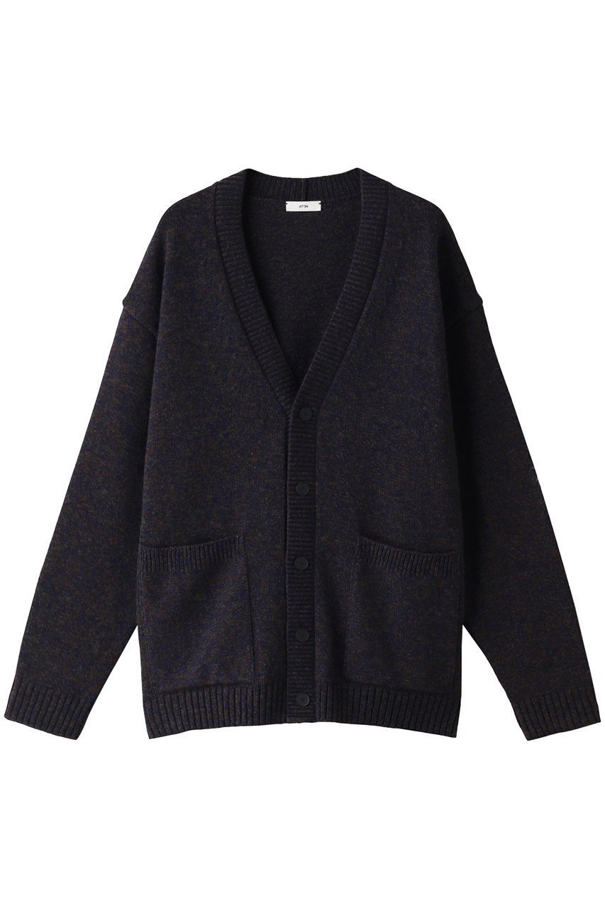 【エイトン/ATON / MEN】の【MEN】WOOL MOULINE オーバーサイズカーディガン 人気、トレンドファッション・服の通販 founy(ファニー) 　ファッション　Fashion　メンズファッション　MEN　カーディガン　パッチ　ポケット　冬　Winter　 other-1|ID: prp329100003672347 ipo3291000000024115162