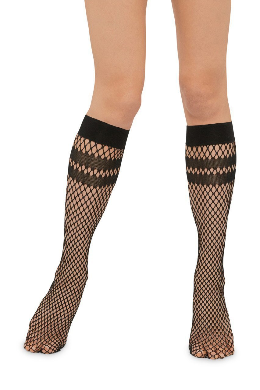 【ウォルフォード/Wolford】の31585 NET LINES KNEE-HIGHS インテリア・キッズ・メンズ・レディースファッション・服の通販 founy(ファニー) 　ファッション　Fashion　レディースファッション　WOMEN　ソックス　Socks　レッグウェア　Legwear　スリット　Slit　ソックス　Socks　ブラック|ID: prp329100003672367 ipo3291000000024115218