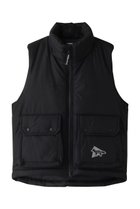 【アンドワンダー/and wander】の【UNISEX】【MAISON KITSUNE × and wander】 insulation vest ブラック|ID: prp329100003672381 ipo3291000000024115264