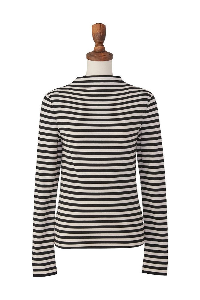 【デイジーリン/DAISY LIN】のBorder Knit Top “French Chic” インテリア・キッズ・メンズ・レディースファッション・服の通販 founy(ファニー) https://founy.com/ ファッション Fashion レディースファッション WOMEN トップス・カットソー Tops/Tshirt ニット Knit Tops プルオーバー Pullover なめらか Smooth フィット Fit ボトルネック Bottleneck ボーダー Border エレガント 上品 Elegant A/W・秋冬 Aw・Autumn/Winter・Fw・Fall-Winter |ID: prp329100003675341 ipo3291000000030790742