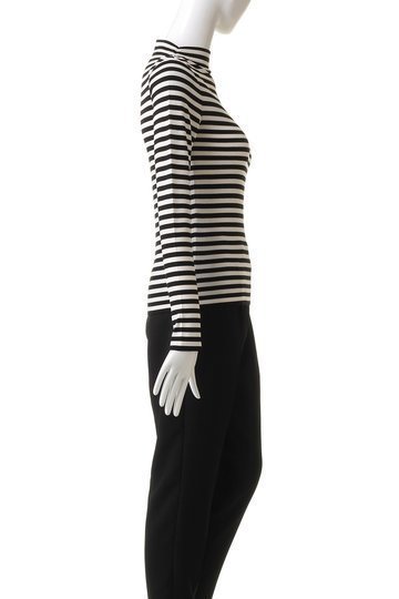 【デイジーリン/DAISY LIN】のBorder Knit Top “French Chic” 人気、トレンドファッション・服の通販 founy(ファニー) ファッション Fashion レディースファッション Fashion for Women トップス・カットソー Cut & Sew Tops ニット Knit Tops & Sweaters カジュアルプルオーバー・ニットトップス Pullovers & Knit Tops / Casual Pullovers なめらか Smooth, Silky Texture フィット Fit, Slim Fit ボトルネック Bottle Neck, Mock Neck ボーダー Border, Stripe エレガント 上品 Elegant A/W・秋冬 Autumn/Winter other-3|ID: prp329100003675341 ipo3291000000032944664