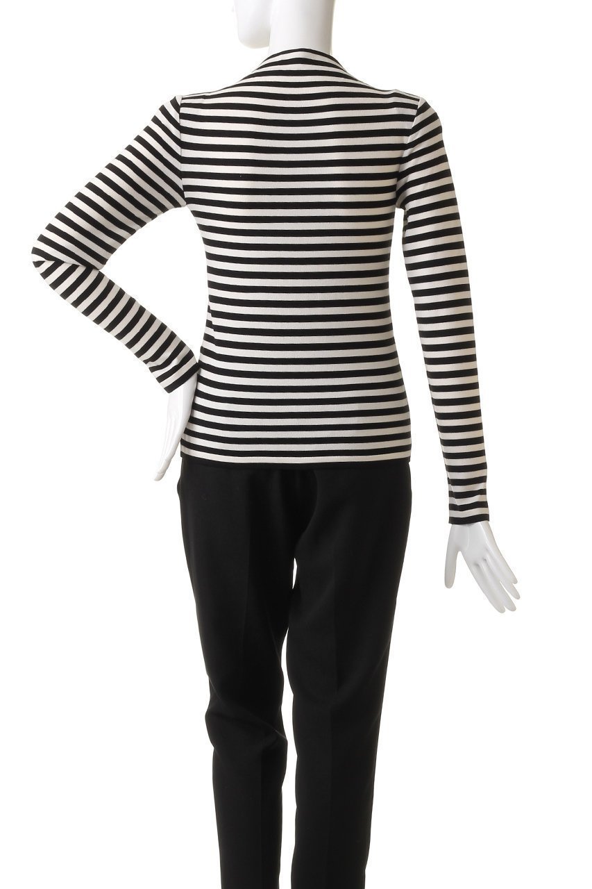 【デイジーリン/DAISY LIN】のBorder Knit Top “French Chic” 人気、トレンドファッション・服の通販 founy(ファニー) ファッション Fashion レディースファッション Fashion for Women トップス・カットソー Cut & Sew Tops ニット Knit Tops & Sweaters カジュアルプルオーバー・ニットトップス Pullovers & Knit Tops / Casual Pullovers なめらか Smooth, Silky Texture フィット Fit, Slim Fit ボトルネック Bottle Neck, Mock Neck ボーダー Border, Stripe エレガント 上品 Elegant A/W・秋冬 Autumn/Winter other-4|ID: prp329100003675341 ipo3291000000032944667